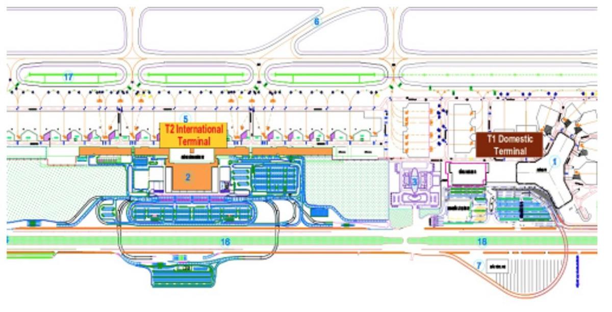 hanoi airport terminal hartă