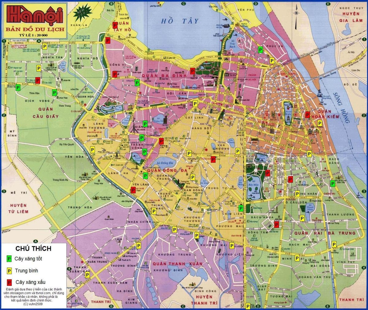 hanoi pe harta