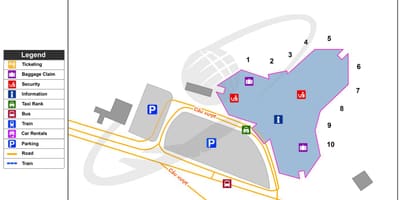 Aeroportul internațional din Hanoi arată hartă